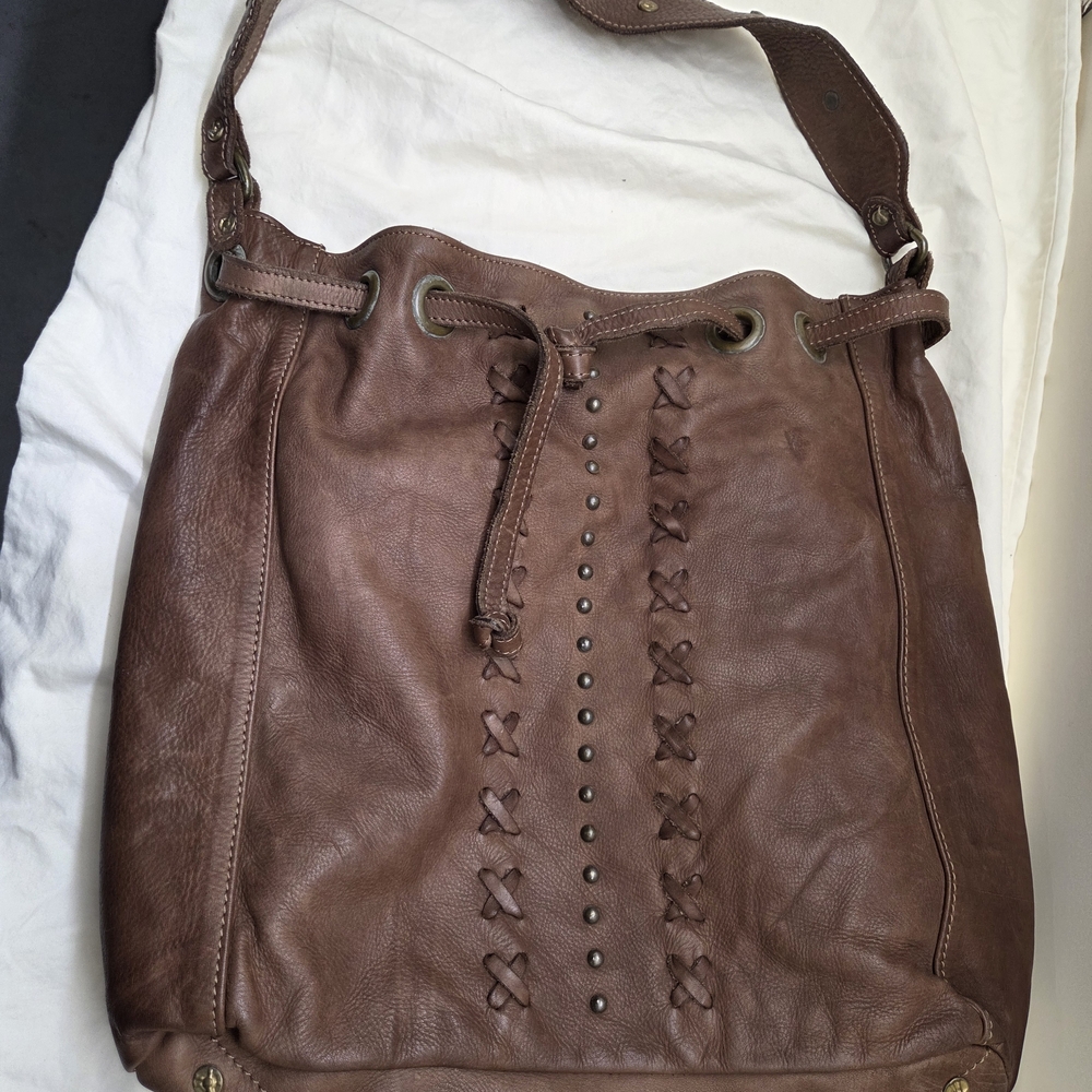 Slouchy Italian Leather Hobo / Bookbag | Civico 93 - Picture 3 of 9